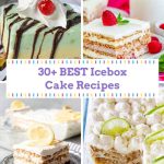 collage of icebox cake recipes
