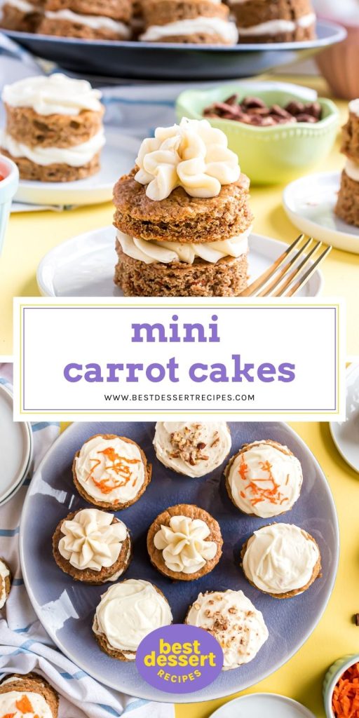 mini carrot cake recipe for pinterest
