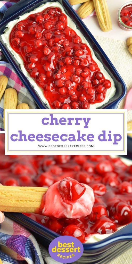 cherry cheesecake dip recipe for pinterest