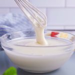 whisk drizzling powdered sugar glaze back into a bowl