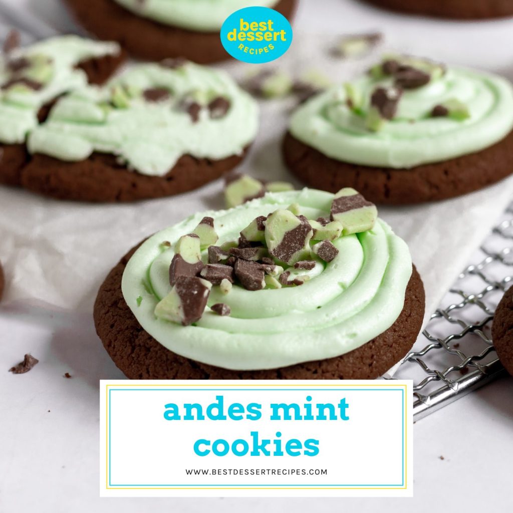 andes mint cookie with text overlay