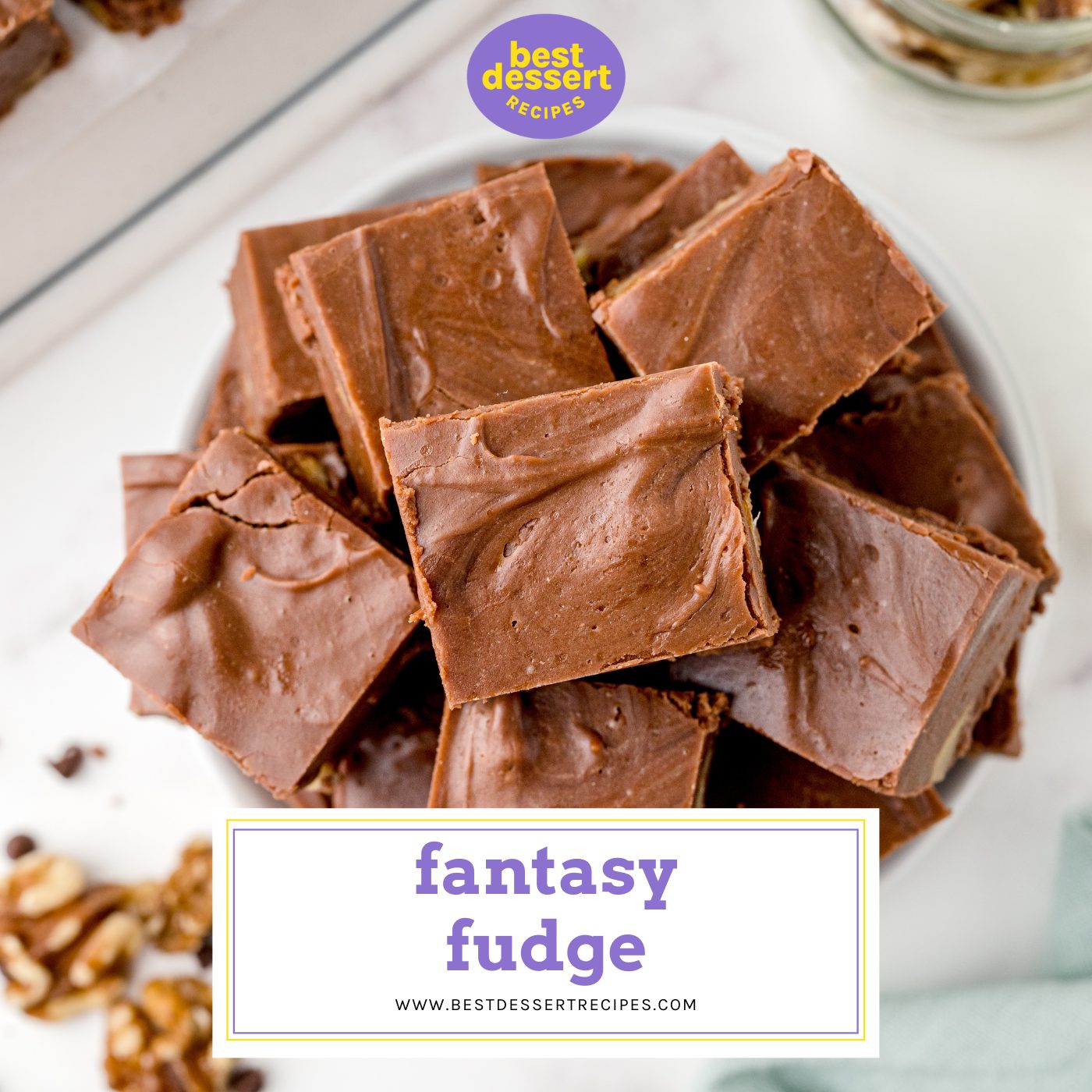 EASY Fantasy Fudge Recipe (Only 7 Ingredients And 20 Minutes Of Work!)