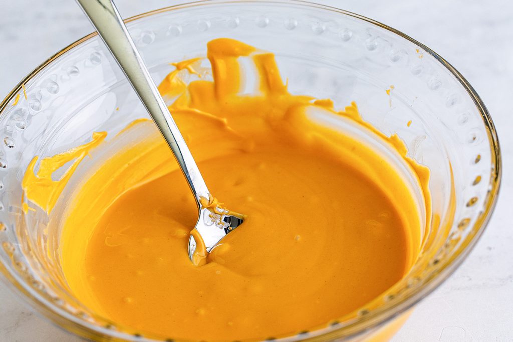 butterscotch sauce in bowl