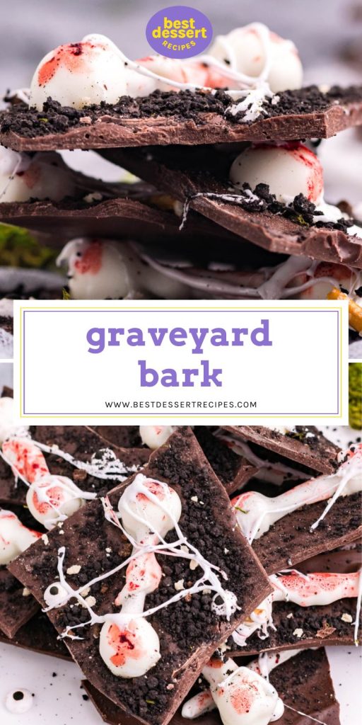collage of graveyard bark for pinterest