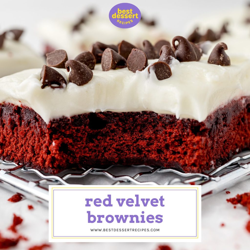 Red Velvet Brownies - Olives + Thyme