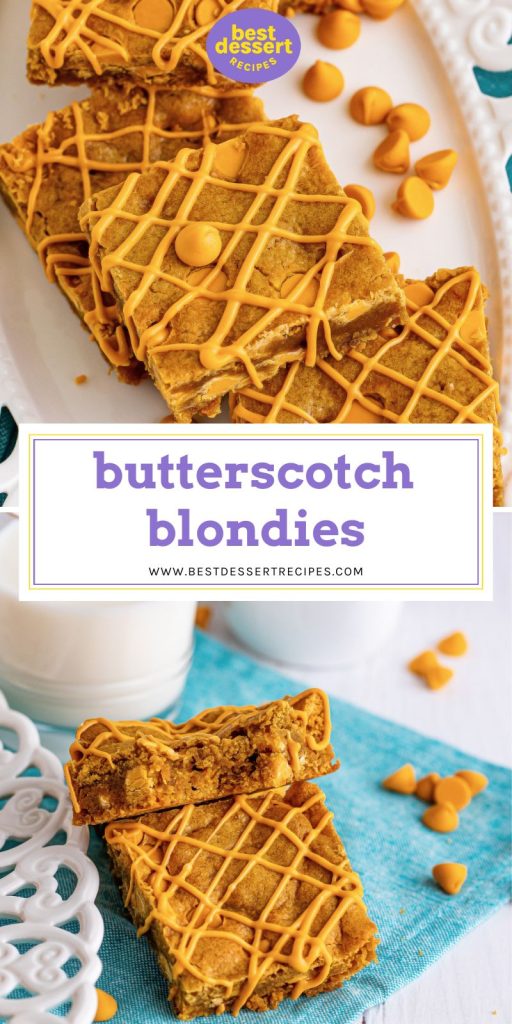 butterscotch blondies long pin for pinterest