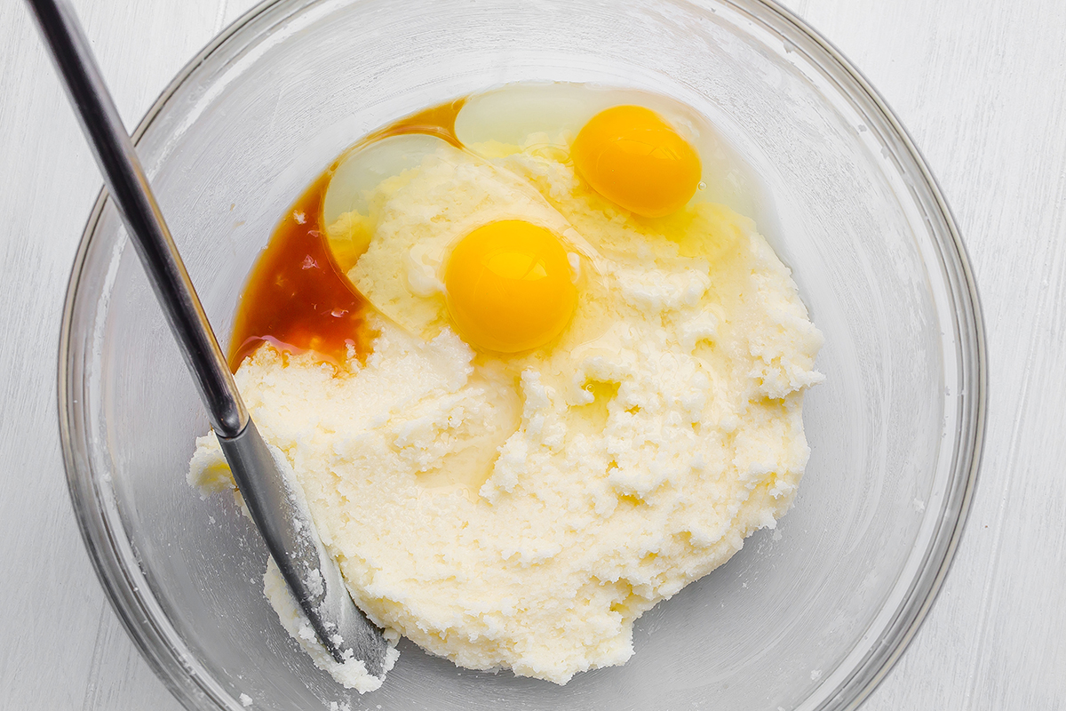 wet ingredients in a bowl