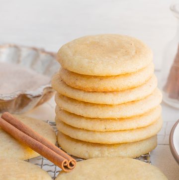 stack of old fashioned tea cakes