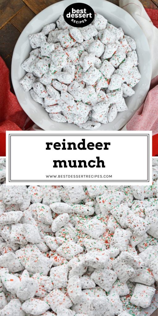 collage of reindeer munch for pinterest