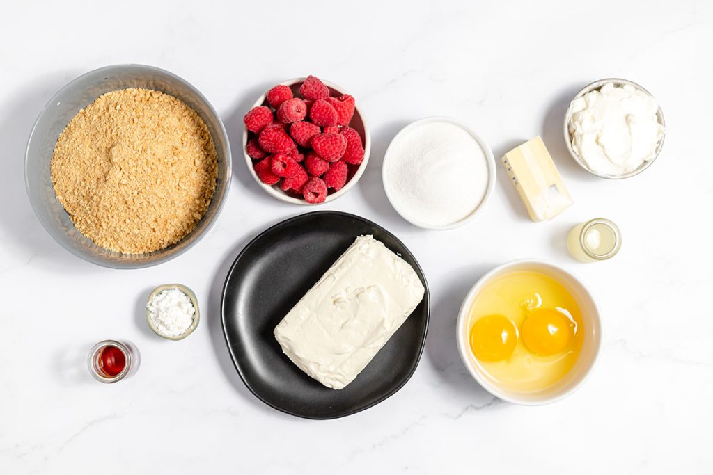 raspberry cheesecake bars ingredients