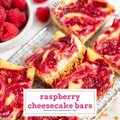 BEST Raspberry Cheesecake Bars Recipe (Creamy, Tangy, Delish)